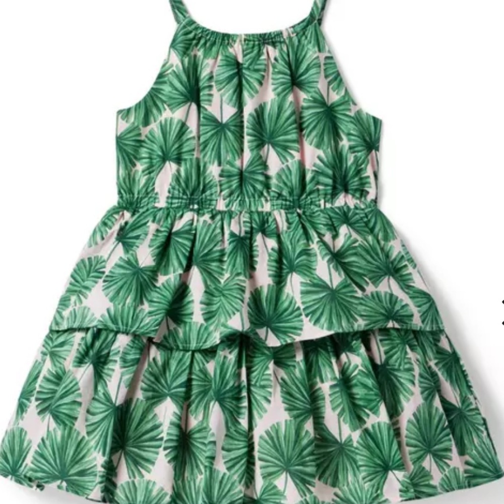 Janie and Jack palm tree dress size 5T.